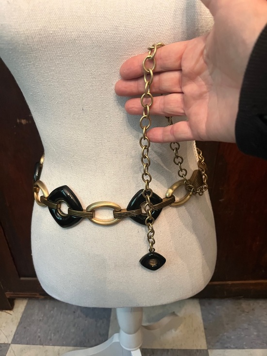 Chico’s Chain Belt Black Brass main image 6